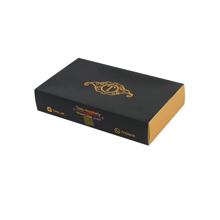 Custom Logo and Size Baklava Packaging Sweet Box for Matt Lamination Printing Handling