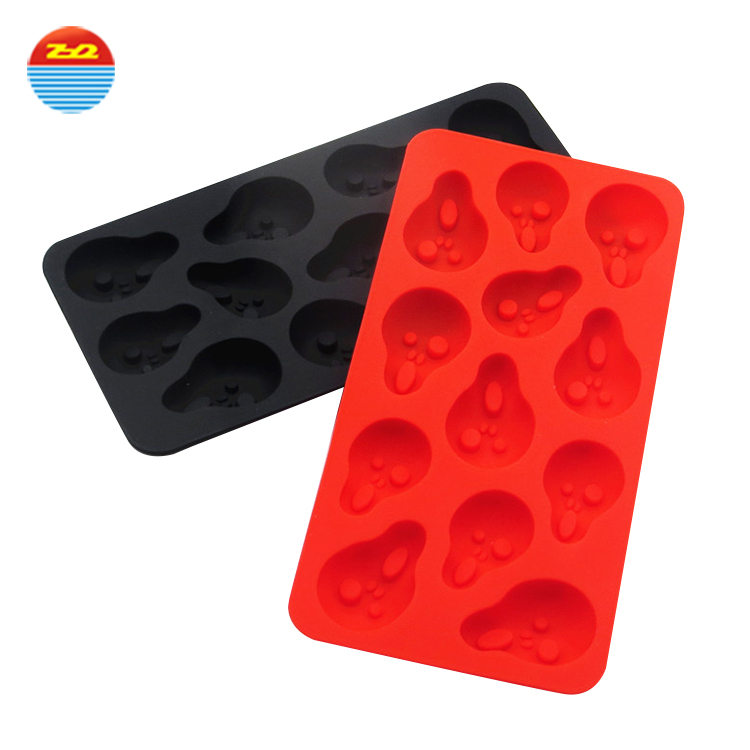 Non - Toxic Silicone Novelty Ice Cube Trays Baby Food Freezer Storage Tray