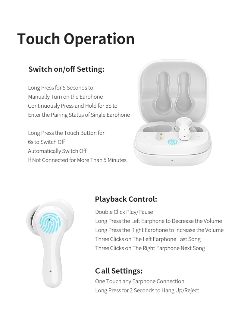 20Hz-20kHz Bluetooth Find My Earbuds Tracking Device GPS Tracker For Air Tag Replacement