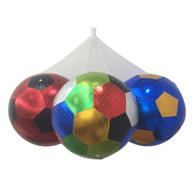 Plastic Net and Inflatable Toy Giant Fabric Cloth Soccer Ball for Kids 50 cm Diameter