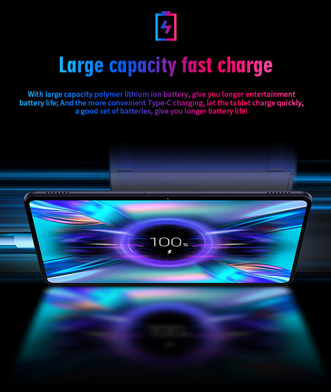 Android 10.0 3C Electronics 10.4 Inch Gesture Touch Dark Mode 4G Full Network Tablet
