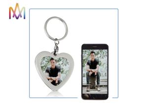 China SS304 Heart Shaped Photo Frame Custom Shaped Keychains wholesale