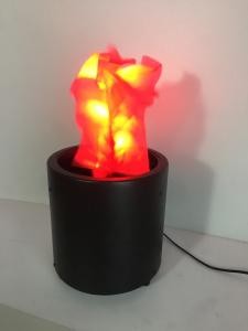 China red led silk flame light with iron shell round wholesale