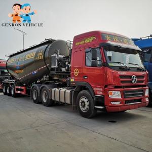 China 3 Axles Lime Powder One Silo 25m3 Dry Bulk Tanker Trailer wholesale