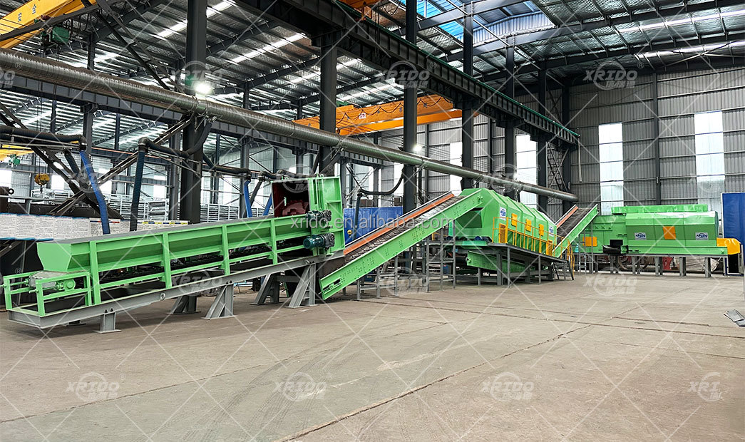 Customized 20T/D Msw Recycling Plant Municipal Waste Sorting Machine