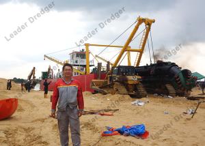 China Large Output 550mm Pump Mining Dredge 15m Dredging Depth wholesale