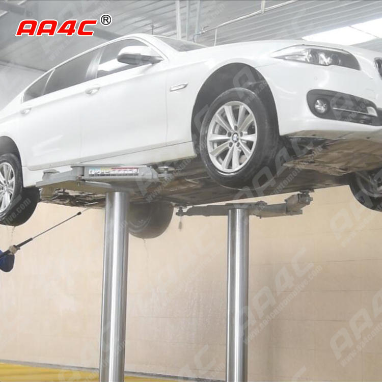 Floor Plate Small 2 Post Car Lift On 4 Inch Concrete 3.5T 7716.18lbs 1700mm Inground