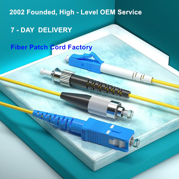 50/125µM OFNR Rated 10Gb Lc Lc Om3 Patch Cord Multimode