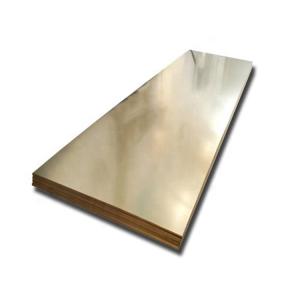 China 1mm 10mm Pure Copper Plate 1000x3000 H65 H62 H90 H80 Brass Plate Gold Color wholesale