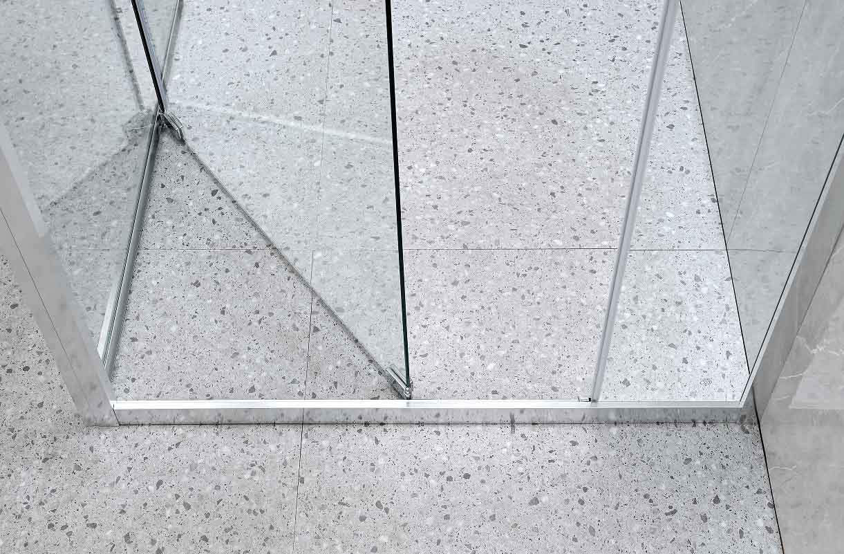 900x900 Shower Enclosure 6/8mm Tempered Glass And Alum Frame With Chromed For Stylish