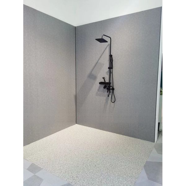 100% Virgin Material High Glossy SPC Wall Panel for Modern Bathroom and Kitchen Design