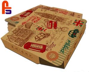 China High Safety Matt Lamination Surface Finish For Pizza Paper Food Packing Box wholesale