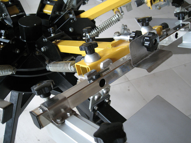 Carousel screen printing machine