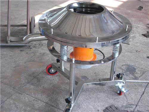 Three Dimensional Round Separator Glaze Vibrating Filter Screen Machine