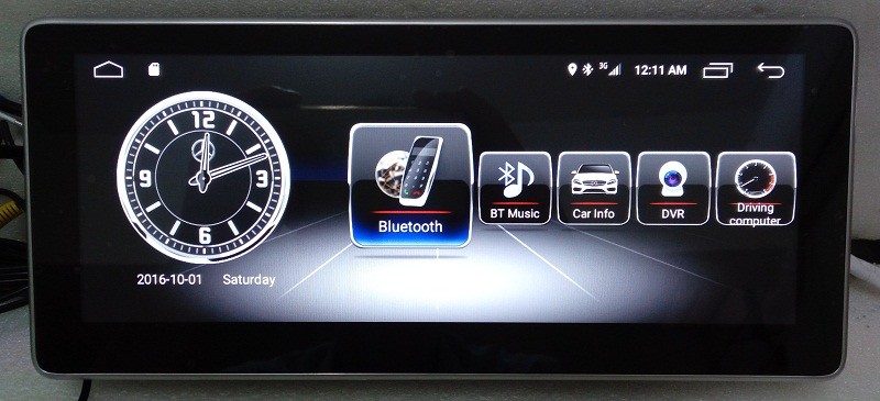 Ouchuangbo car gps radio android 7.1 system for Benz E Class W212 2009-2012 support Bluetooth USB SWC 1080P HD video