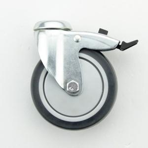 China JY Anti Skid Home Caster Wheels TPR Thermoplastic Rubber Wheels wholesale