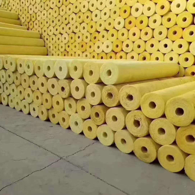 Heat Insulation Glass Wool Tube Shell With Aluminium Foil 1000mm