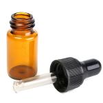 5ml Essential Oil Bottles Brown Small Glass Dropper Bottles