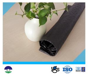 China Black Anti - Weed 100gsm Split Film Woven Geotextile Fabric Polypropylene wholesale