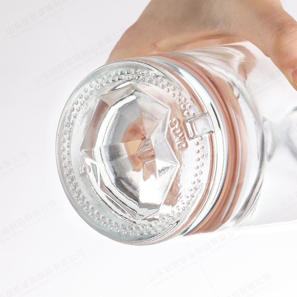 Custom Glass Bottle for Vodka Brandy Gin Tequila Rubber Stopper Sealing Type and Lids