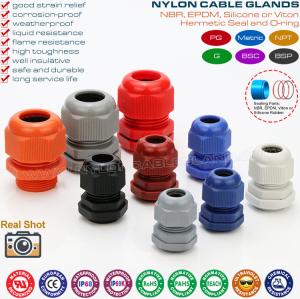 China Non-Armoured Plastic BSC Cable Glands, IP68 Waterproof Nylon Cable Strain Relief Fittings for Junction Box wholesale