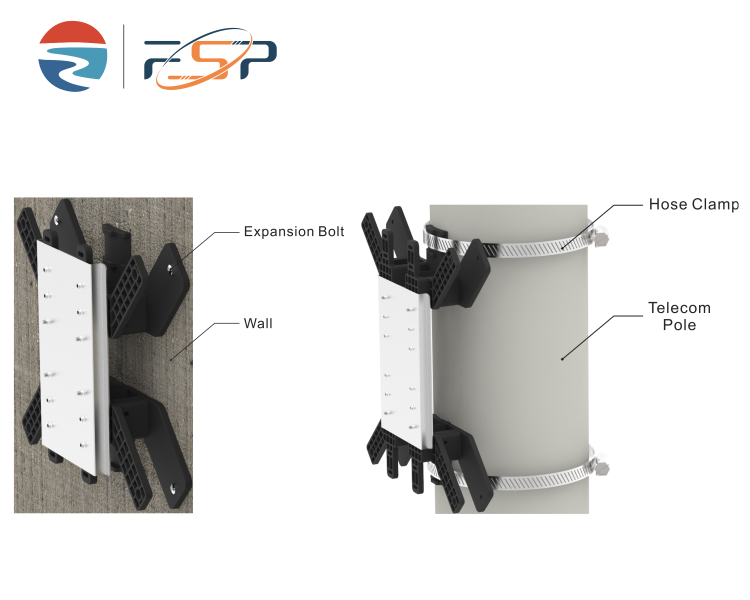 PC ABS and Stainless Cable Storage Shelf for FTTX Network Infrastructure Installation