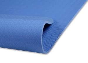 China Dark Blue Single Layer Sport Yoga Mat Skid Resistance For Children Crawling wholesale