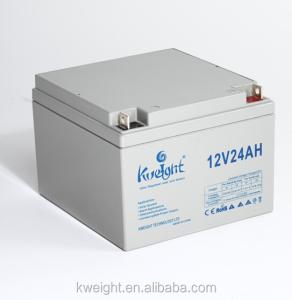 China 12v 24ah Deep Cycle Lead Acid Battery Vrla Sla Ups Agm Rechargeable Battery wholesale