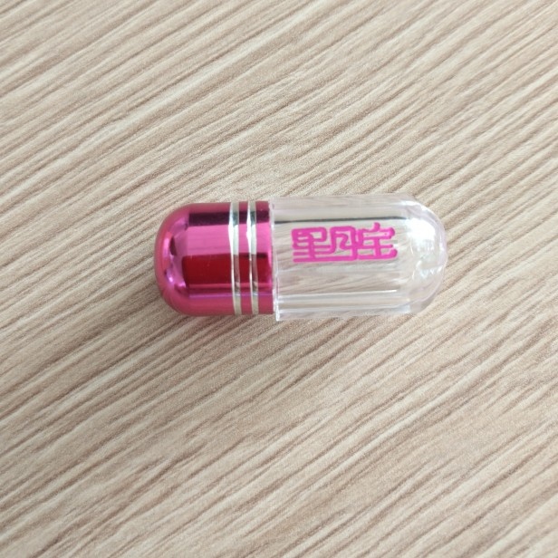 Hexagonal Single Pill Container 13mm 2ml Clear Empty Capsules