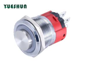 China Heavy Duty Waterproof 22mm Momentary Push Button Light Switch on sale