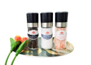China Compact 80ml Mini Salt And Pepper Grinder Mill Set wholesale