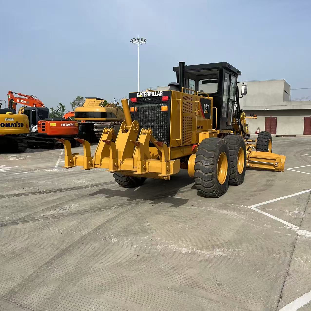 Used Caterpillar 120k Motor Grader in High Quality Strong Engine Secondhand Grader