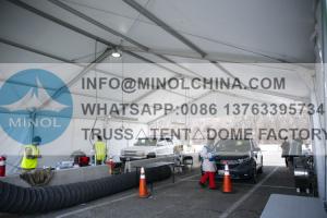 China One Lane Drive Hospital Tent Through Coronavirus Screening Facility wholesale
