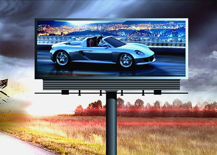 P10 Outdoor Full Color LED Display IP65 Customized Screen Dimension