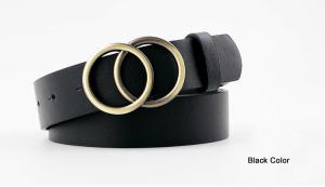 China Double Ring Dress Waist Belt Soft Faux PU Elastic Waist Belt For Dresses wholesale