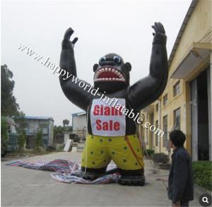 China Giant inflatable gorilla advertising sales wholesale
