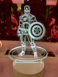 China Acrylic laser inner carve night light wholesale