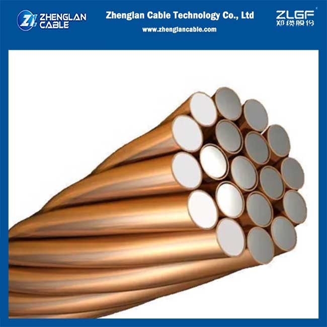 30% Conductivity Copper Clad Steel Conductor Weld CCS Overhead Transmission Line