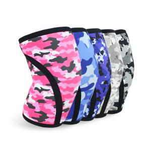 China Crossfit Lifting Knee Sleeves For Deadlifts 7mm Compression Neoprene wholesale