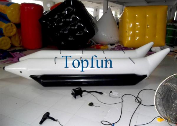 Water Games Inflatable Banana Boat / Double Banana Boat Water Boat Surfting