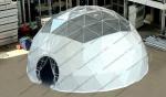 Customized PVC Cover Geodesic Dome Tent Convenient For Outside Event / Trade
