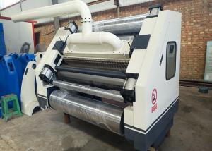 China 1600mm 60-80m / Min Corrugated Cardboard Making Machine Paperboard Single Facer Line wholesale