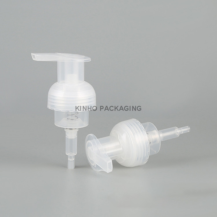Plastic Cosmetic Foam Soap Dispenser Pump Left-Right Lock Switch Face Washing 40MM 0.8CC
