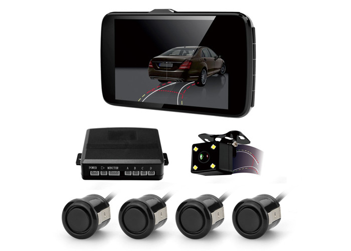 4" TFT LCD Video Parking Sensor DVR with Tracking Line and Voice Warning & Image Displaying 150 Shotting Angle