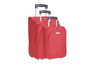 China Lightweight 20 / 28 Inch Suitcase Luggage 3 Pieces Set , Trendy 2 Big Wheels Trolley Luggage wholesale