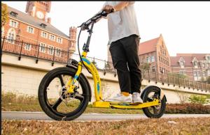 China Rich Bit H100 Big Wheel E Scooter 350w Electric Scooter Bicycle Front 16&quot; 20&quot; Rear 36v wholesale