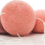 Round Konjac Bath Sponge Eco Friendly Wet Dry