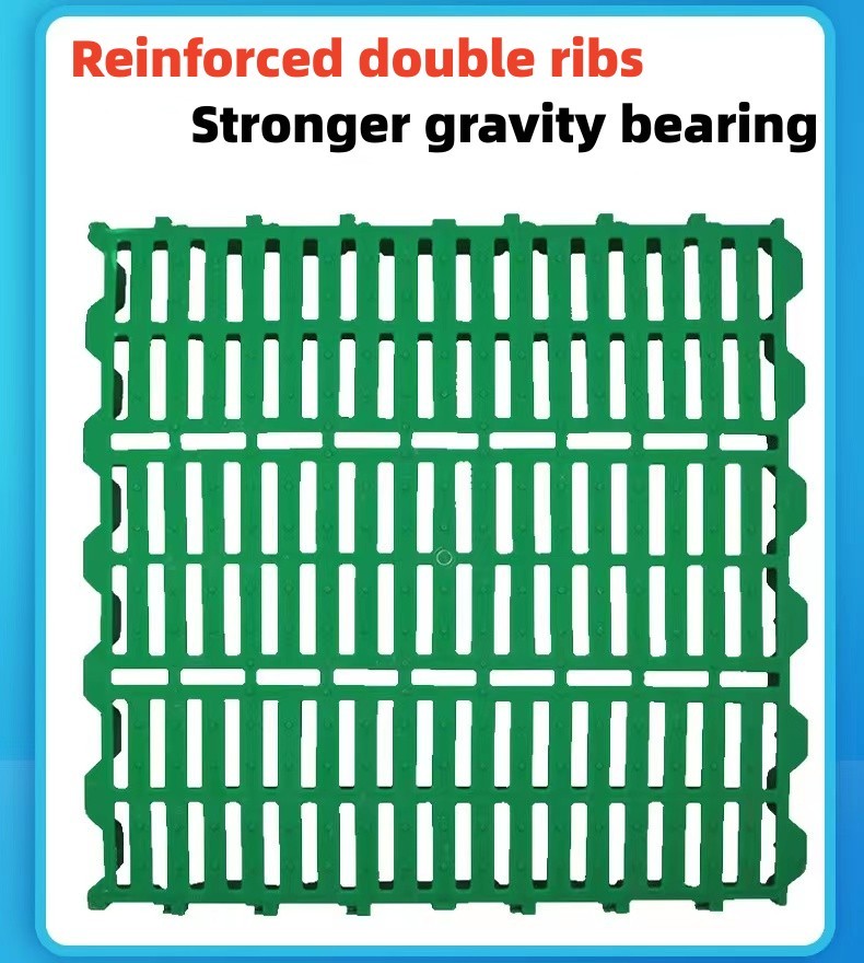 Pure PP Material Sheep Goat Farm Flooring 60cm Self Locking