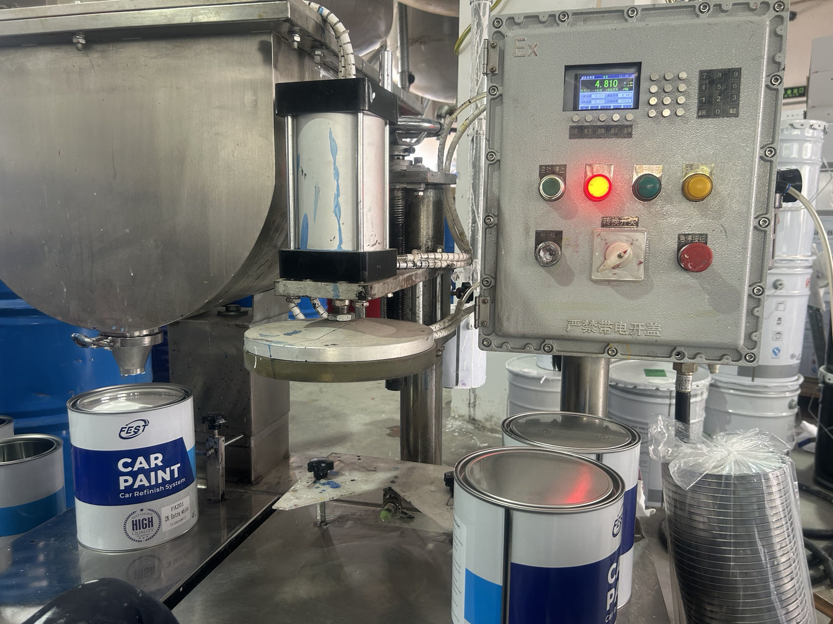 Polyurethane Car Paint Mixing System Metallic Car Paint Spray Car Paint