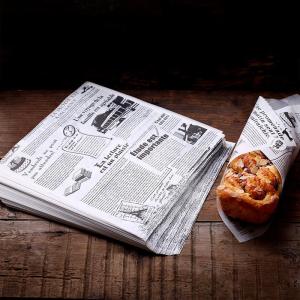 China Burger Sandwich Offset Printed Greaseproof Paper 30x30cm 100pcs wholesale